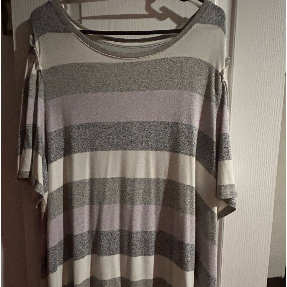 Lane Bryant short sleeve shirt